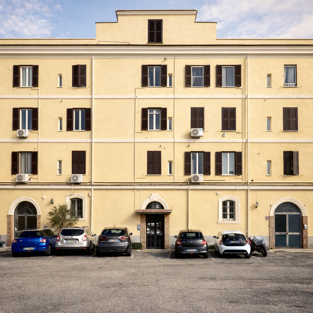 Ingresso del condominio