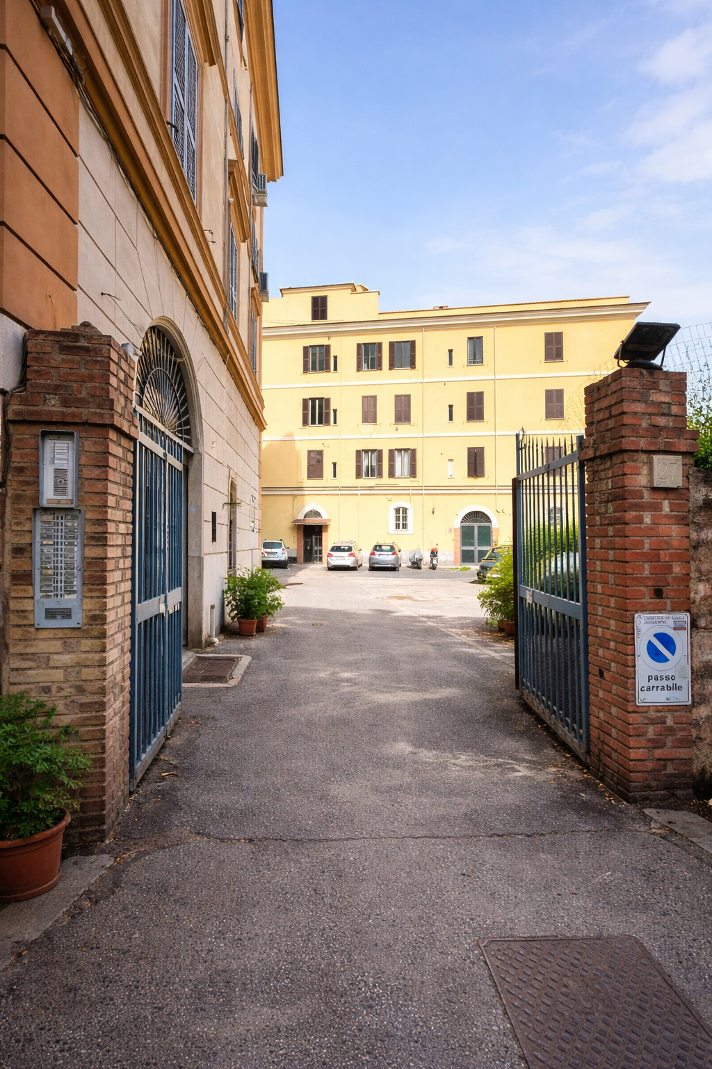 Cortile residenziale